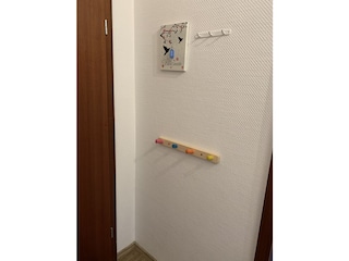 Garderobe für die kleinen Gäste