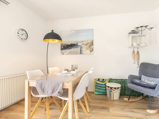 Essbereich im Wohnzimmer