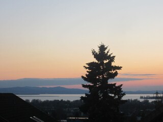 Ausblick von dem Balkon