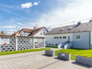 Parking in front of the house