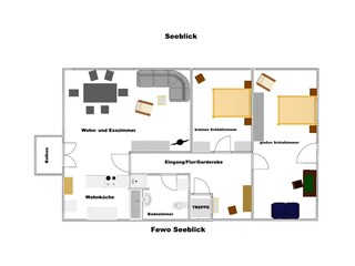 Layout apartment Seeblick