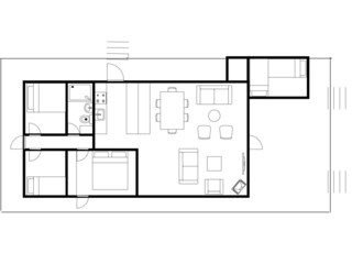 Holiday house Floor Plan 35