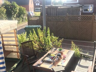 Terrassenfrühstück