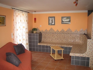 kleiner Wellnessbereich im Erdgeschoss