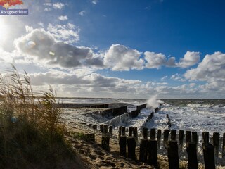Es gibt auch mal Sturm am Strand