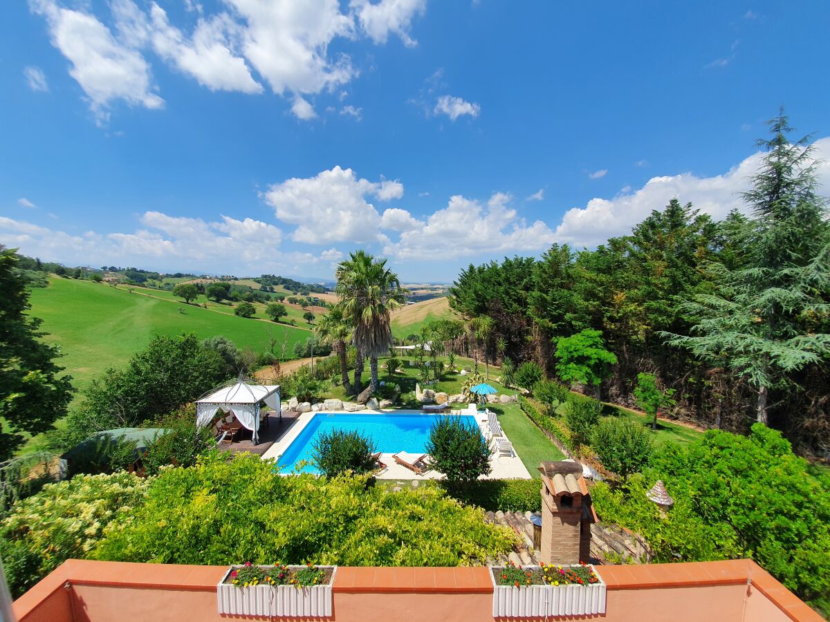 Villa Il Querceto mit einem atemberaubenden Panorama