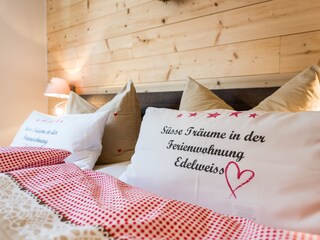 Liebevolle Details sorgen für eine erholsame Nacht