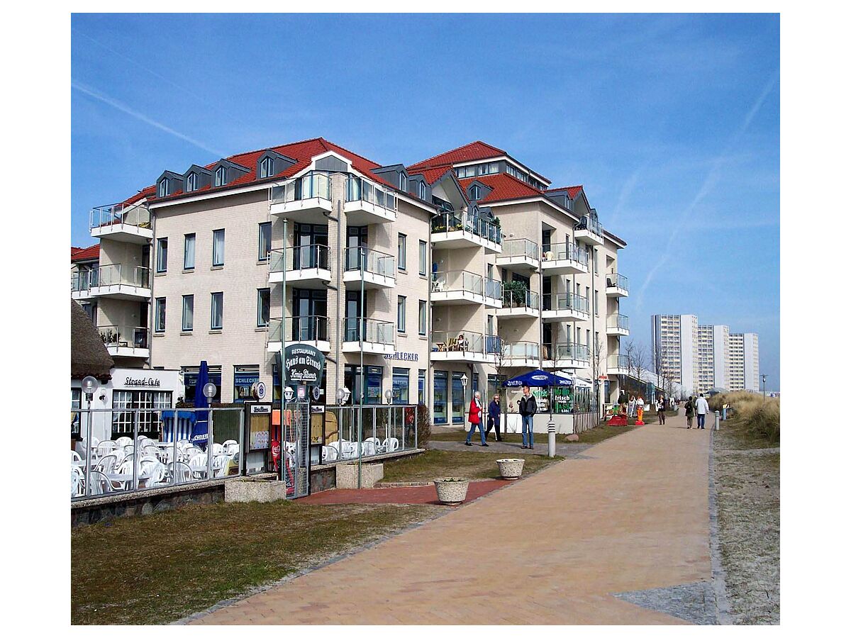 Strandburg von der Promenade