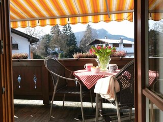 Fewo 10 im Apartmenthaus an der Rottach, Balkon