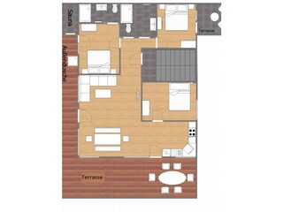 Appartamento Eben im Pongau Pianta del piano 21