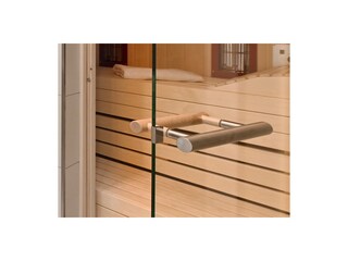 Bad mit Dusche und Sauna