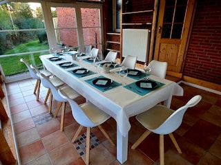Wintergarten Esstisch für 10 Personen