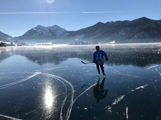 Winter mit Spiegeleis