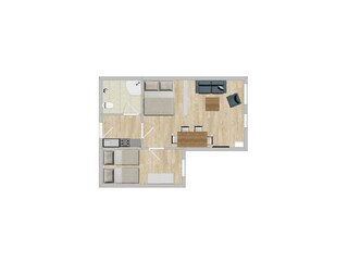 Apartamento de vacaciones Burg auf Fehmarn Plano de planta 14
