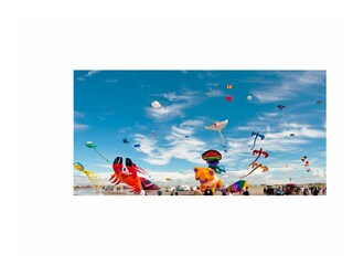 Drachenfest am Strand