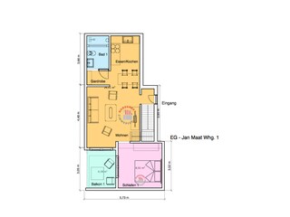 Ferienwohnung Norderney Grundriss 46