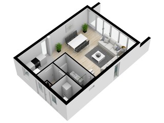 Vakantiehuis Sint Maarten Grondplan 11