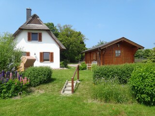 Saunahaus im Garten