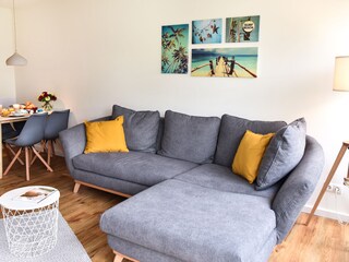 Gemütliche Sofa-Ecke