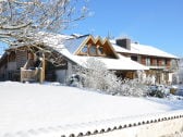 Außenansicht Fewo Afrikanischer-Traum im Winter