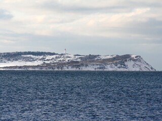 Blick auf die Insel Hiddensee