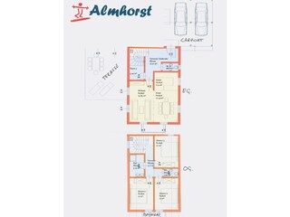 Casa per le vacanze Dienten Pianta del piano 28