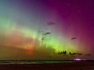 Himmelsleuchten am Prerower Strand Oktober 2024