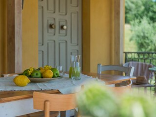 Casa Magica - Detail of the outdoor table