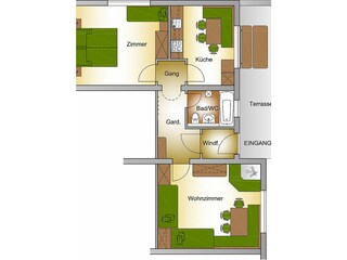 Appartamento Mayrhofen Pianta del piano 31