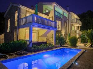 Villa with heated pool & Seaview - Klimno - image1