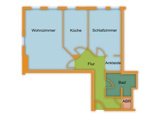 Ferienwohnung Dresden-Neustadt Grundriss 38
