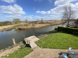 Terrasse, Steg, Gracht, IJsselmeer