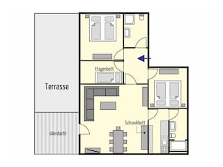 Bungalow Norddeich Grundriss 3