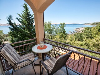 Balkon mit Meerblick