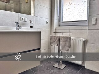 Bad mit Dusche barrierefrei