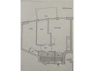 Grundriss untere Etage