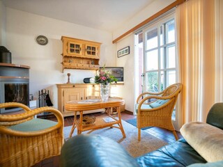 Wohnzimmer mit Kamin