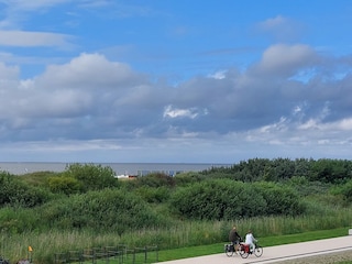 schöne Radtour am Meer