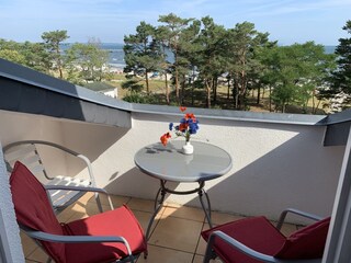 Ihr schöner Seeblick vom Balkon.