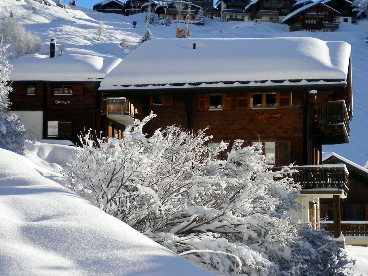 Vom Chalet direkt auf die Piste