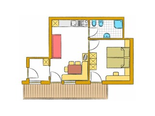 Appartamento per vacanze Steinhaus im Ahrntal Pianta del piano 37