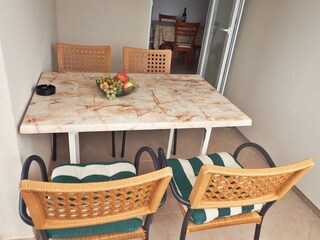 Balcony with seaview