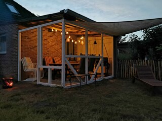 Terrasse am Abend