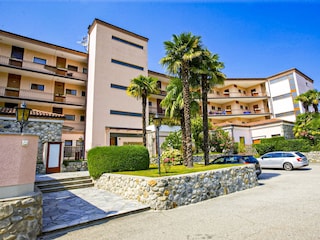 Hinteransicht des Hauses