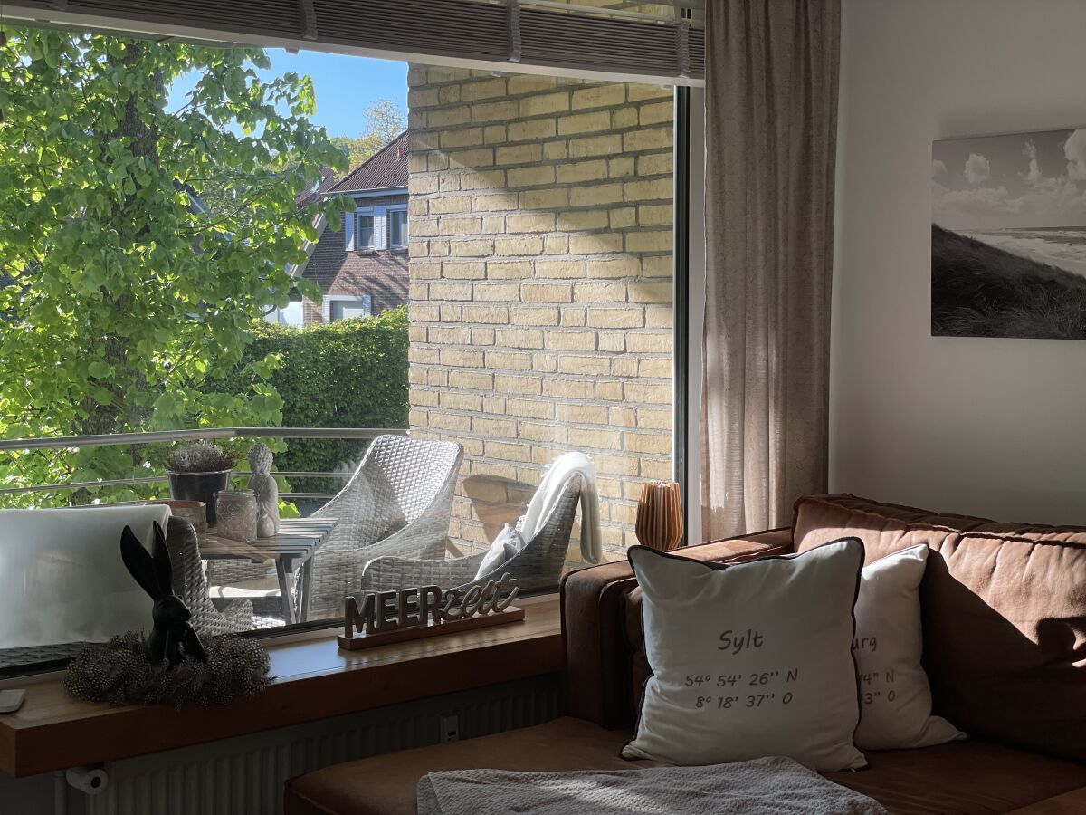 Blick aus dem Wohnzimmer