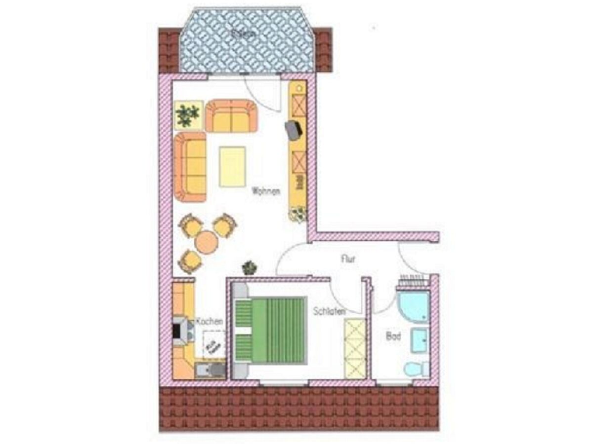 Ferienwohnung Dorum-Neufeld Grundriss 20