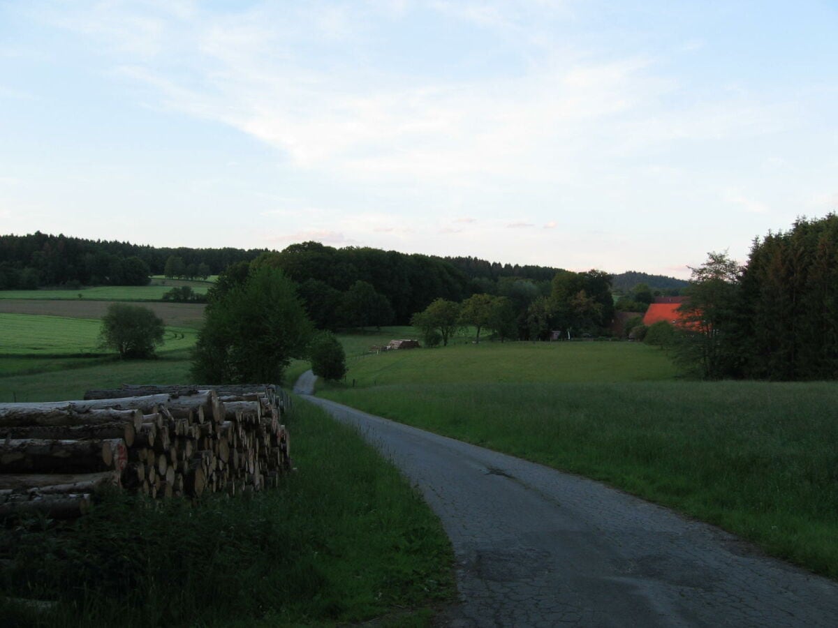 Straße zum Haus