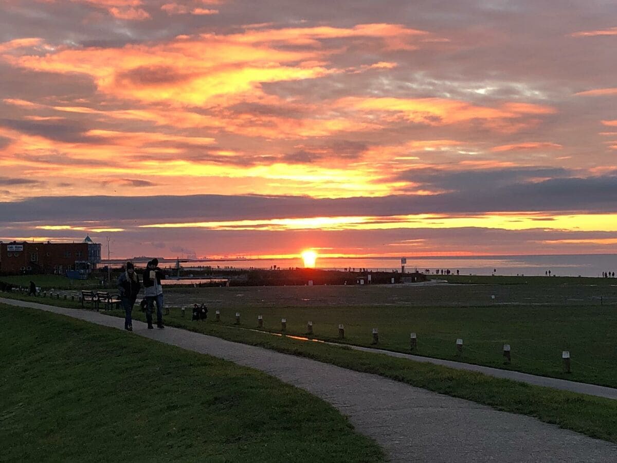 Sonnenuntergang in Norddeich