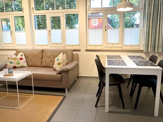 Esstisch im Wohnbereich