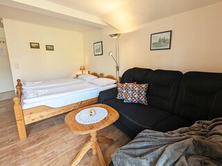 Schlaf- und Wohnbereich